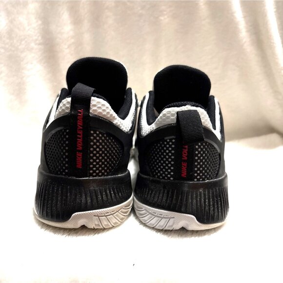 Nike Volleyball Shoes White & Red Mesh Size 10 US womens Durable Lightweight Des - Picture 5 of 7